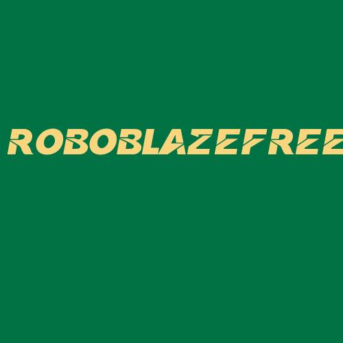 Logo da ROBOBLAZEFREE